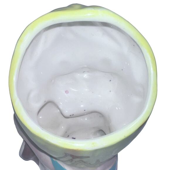 NAPCO Volleyball Boy Head Vase Planter 6775 - Made in Japan, 1950s Vintage - Picture 5 of 6